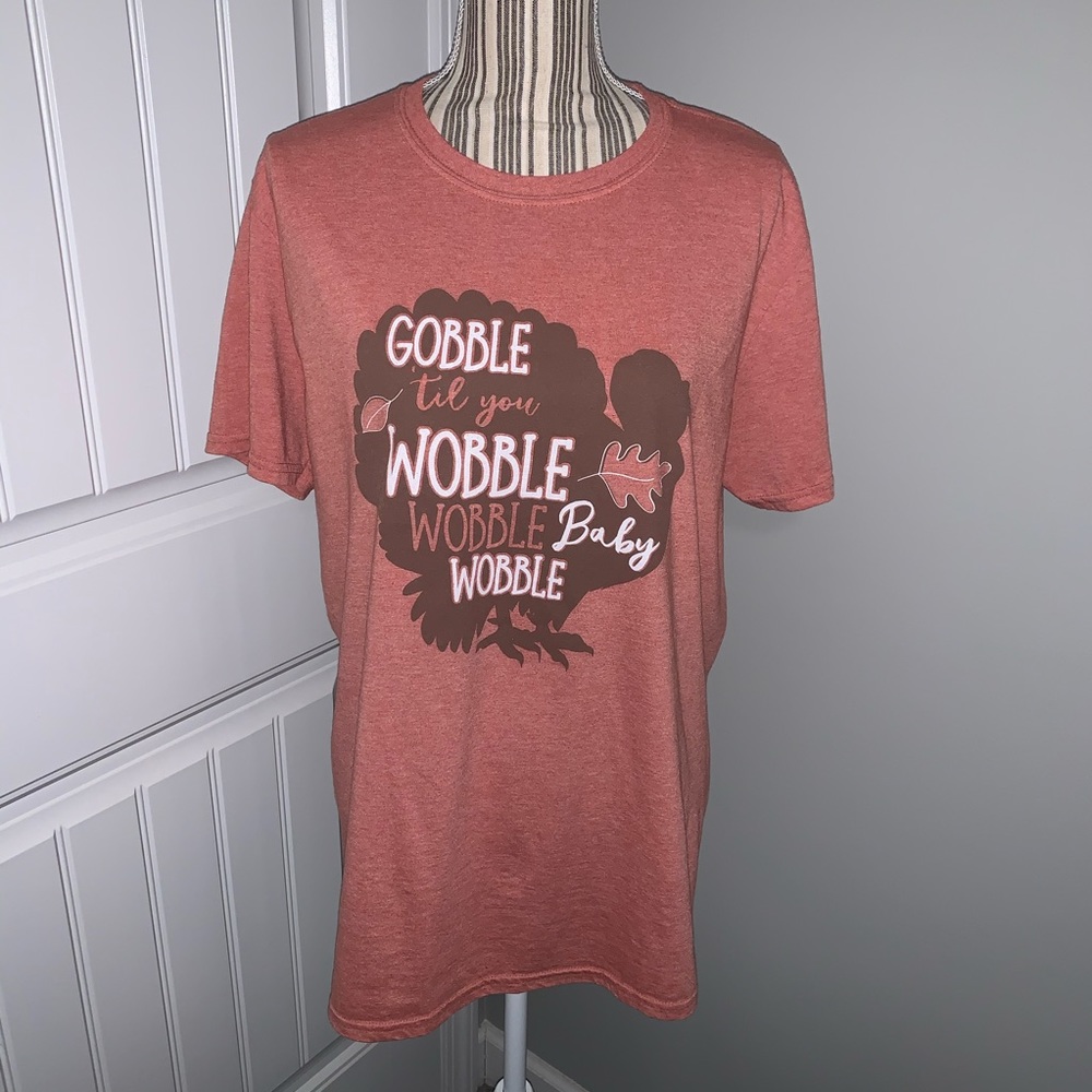 Thanksgiving Fall T-Shirt size L